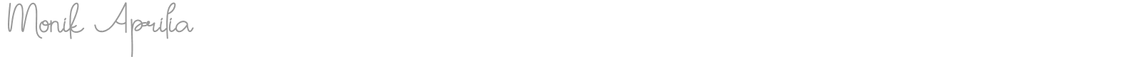 Monik Aprilia font preview